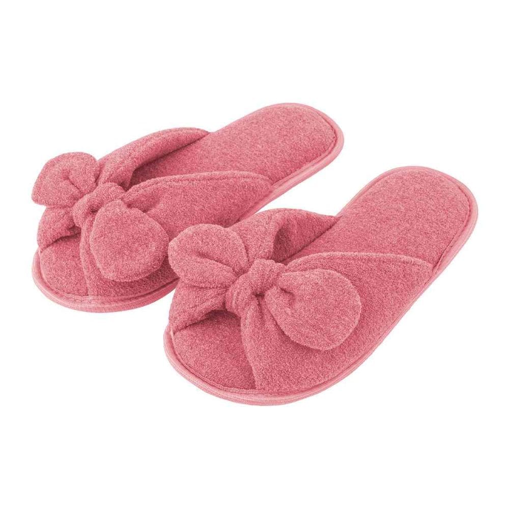 Pantufa Feminina Com Lacinho Chinelo de Quarto Antiderrapante