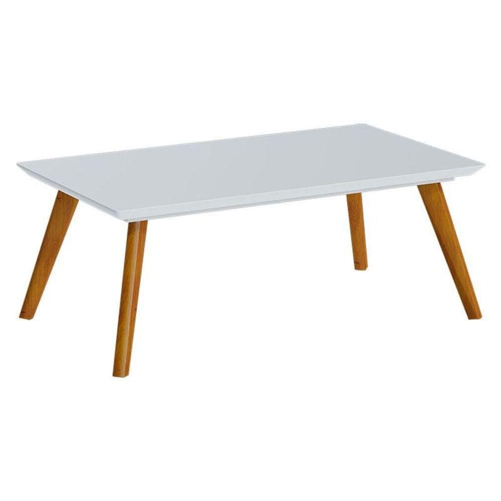 Mesa De Centro Classic Branco Acetinado - Imcal
