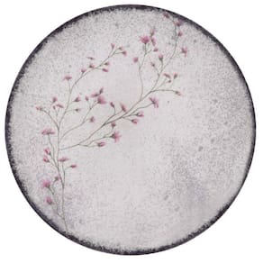 Prato Raso De Porcelana Decorada Floralis 25cm 1un Tramontina