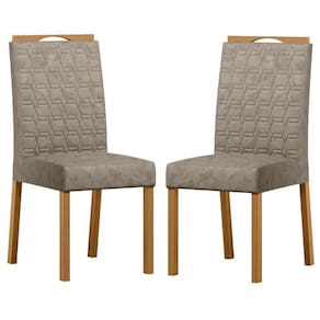 Cadeira Para Mesa De Jantar Mariana Kit 2 Peças Ype Carmurça Marrom - New Ceval