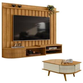 Estante Home Theater Suspenso ímola Com Mesa De Centro Indianápolis