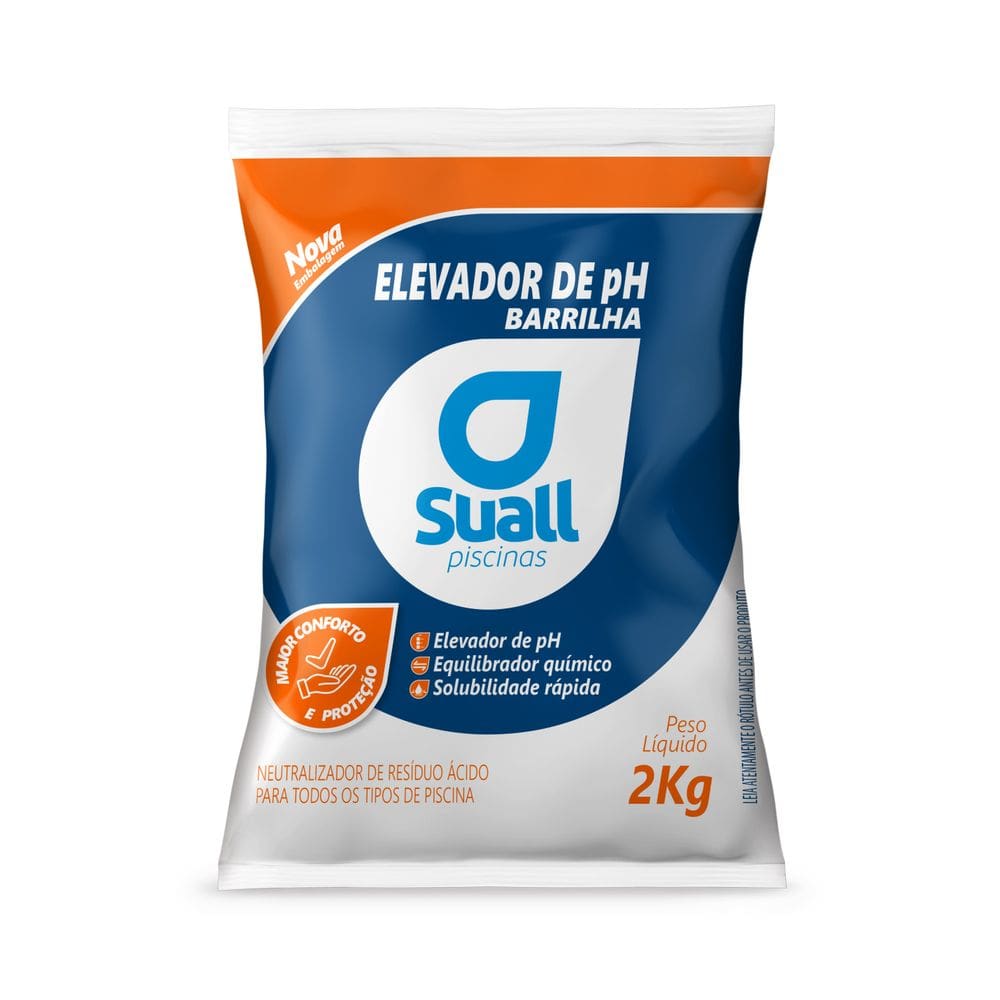 Ph Mais Elevador De Ph Barrilha Pacote 2Kg Suall