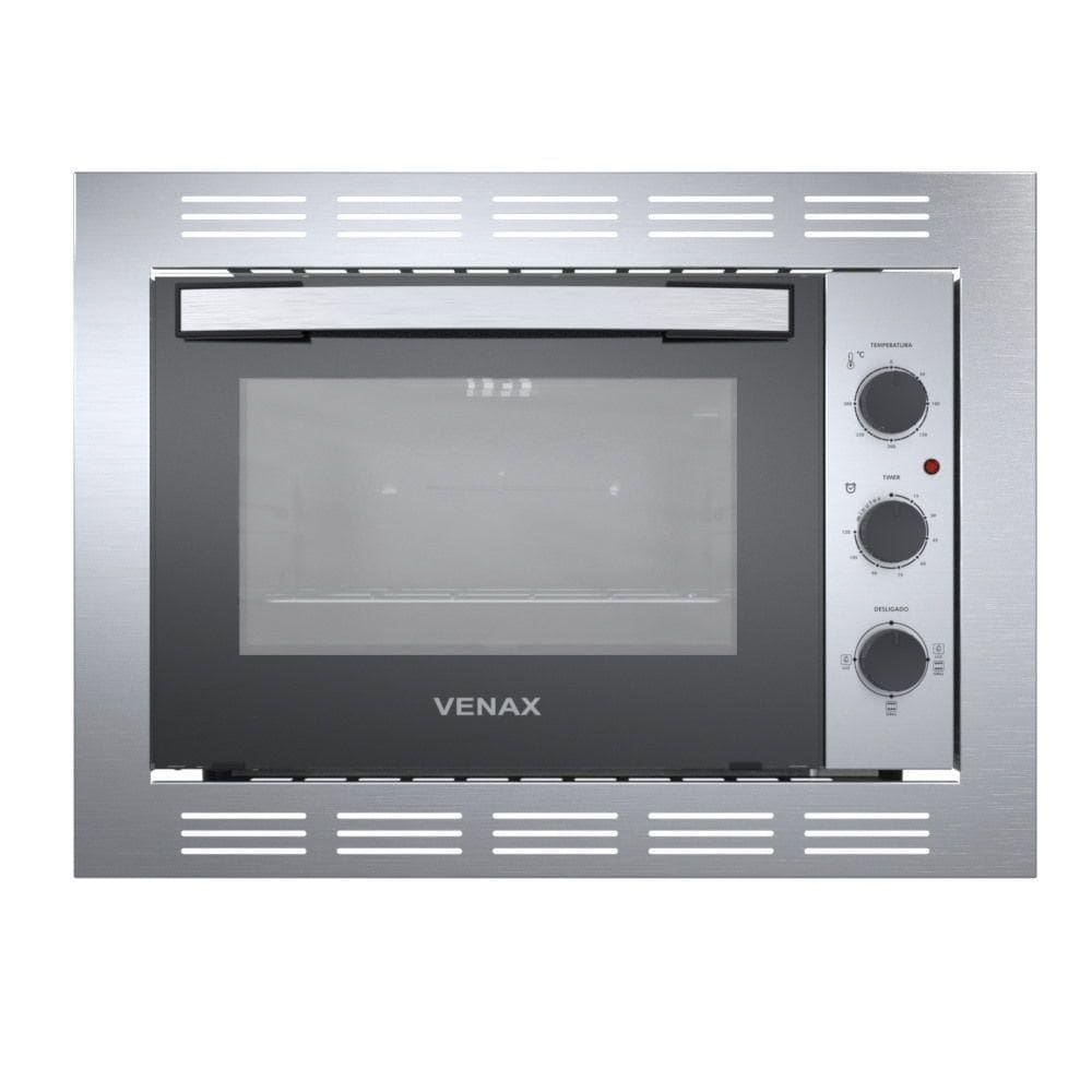 Forno De Embutir Elétrico Venax Grand Gourmet 45L Inox Preto 127V