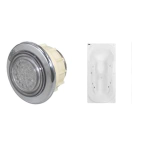 Banheira de Hidromassagem Due Gran Luxo 150x90x50cm - P5 - 110v - sem Aquecedor e Cromoterapia Branco