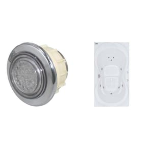 Banheira Hidromassagem Astra Due Gran Luxo - 05 Jatos Acrílico P5 Sem Aquecedor e Cromoterapia Branco