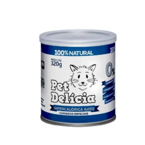 Pet Delicia Lata Gatos Receita Hipercalorica 320 g