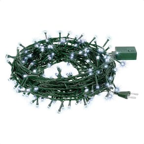 Cordão Luminoso Led Pisca Pisca 8 Funções 200 Leds Taschibra 110V 6500K Luz Fria