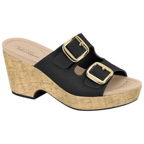 Tamanco Salto Grosso Modare Ultraconforto 7137.141 Feminino - Preto