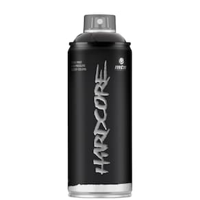 Tinta Spray Hardcore Preto Acetinado 400ml MTN