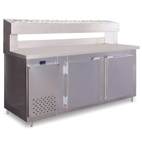 Balcão Condimentado 4 Portas 860 Litros Rf049 Frilux Balcão Refrigerado Inox 110v