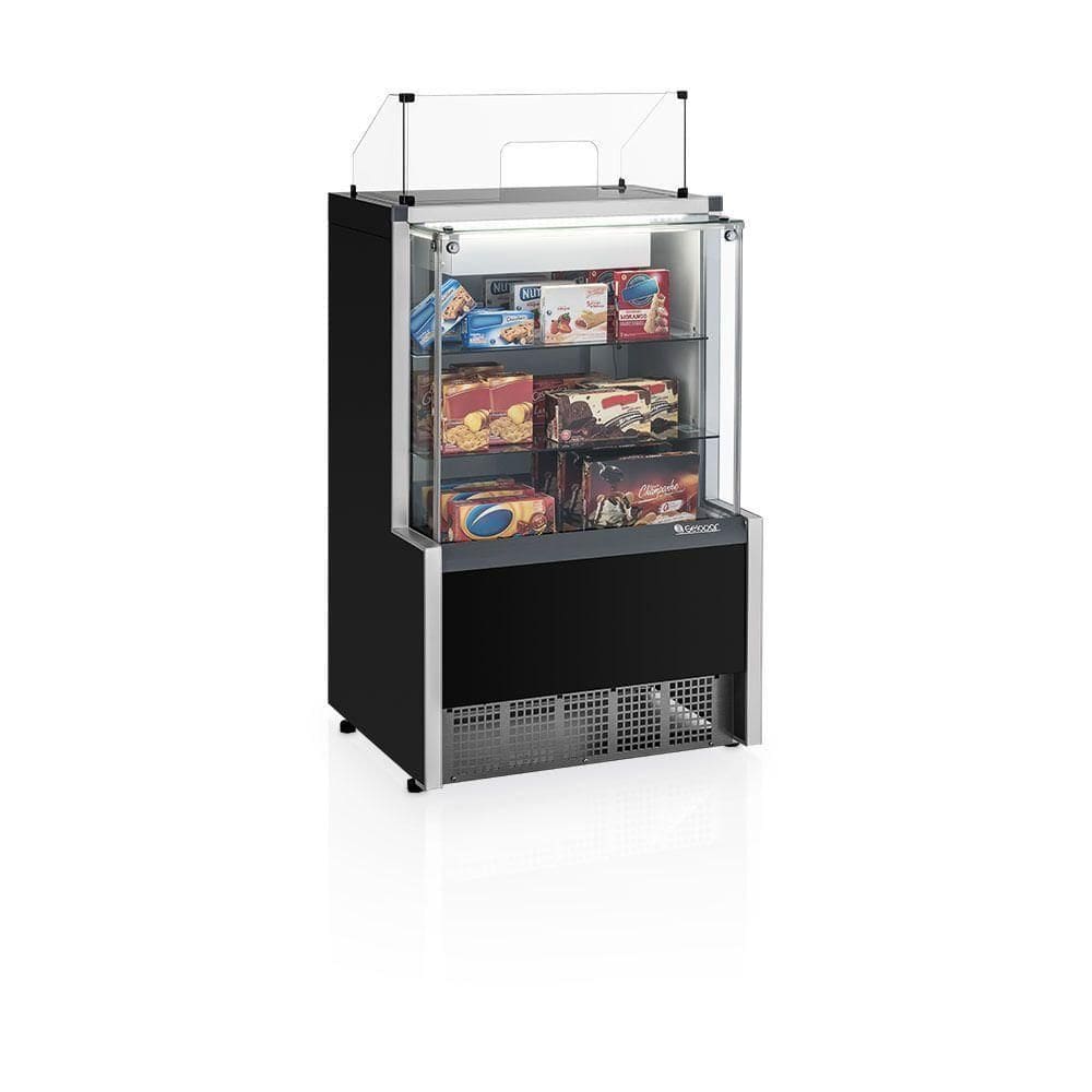 Balcão Caixa Mpxa075r Gelopar Aurora Caixa 0,75mt Bivolt Preto