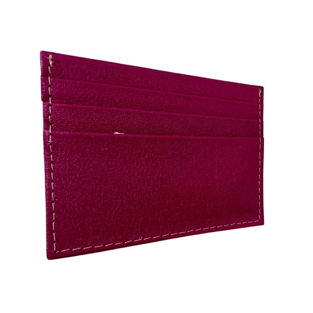 Porta Cartão Slim Em Couro Uva