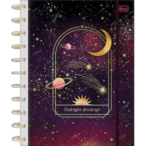 Tilibra - Caderno Connect Tilidisco Capa Dura Universitário 10 Matérias Magic 160 Folhas