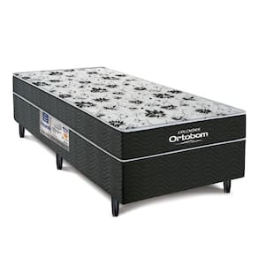 Cama Box Solteiro Ortobom Conjugada Union Ortopedic Espuma 88x188x43cm