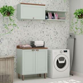Armário Multiuso Acquaflex 3 Peças Elegance Mint - Genialflex
