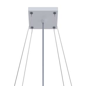Kit Pendente Taschibra Waffle Quadra Bivolt Branco
