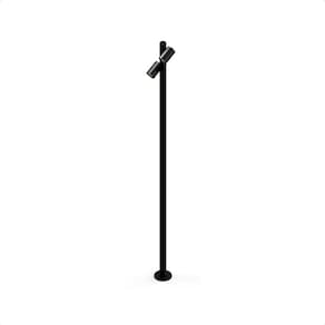 Luminária Poste de Jardim Taschibra Moderno Wabi 160 MR16 Bivolt Preto