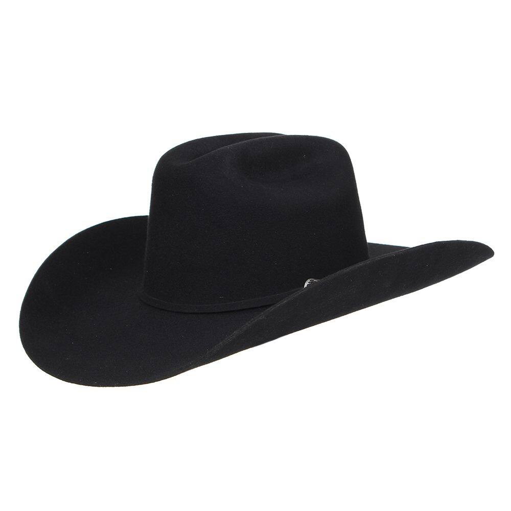 Chapéu Feltro Premium 3x Super Bull Preto Forrado Stetson 31324