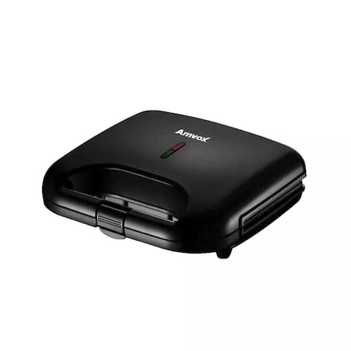 imagem-Grill e Sanduicheira Elétrica Amvox AMS 370 Black - 750W 127V - 110V