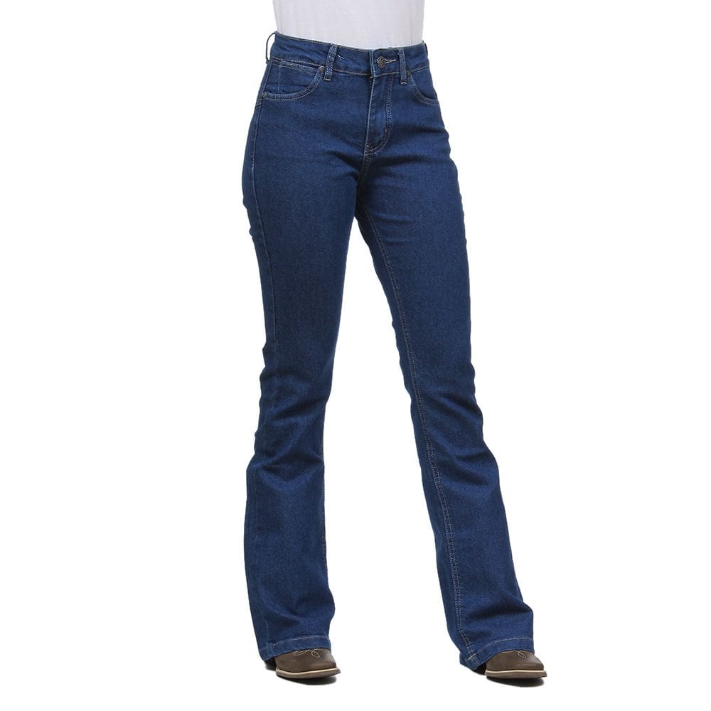 Calça Jeans Feminina Azul 21M Flare Wrangler 37322