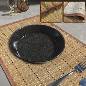 10 Jogo Americano Bambu Premium Acabamento na Borda Bg 30X45