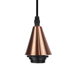 Conjunto Para Pendente Kit Base + Soquete E27 Bivolt Cobre