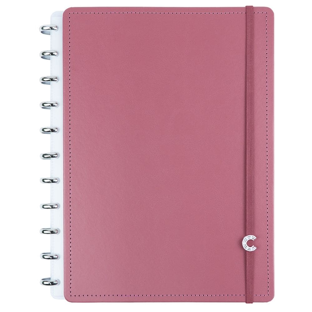 Caderno Inteligente Guava Cor Tom Goiaba A4 Tamanho Grande Capa Dura Deluxe Discos Universitário Escolar Folha Destacáve