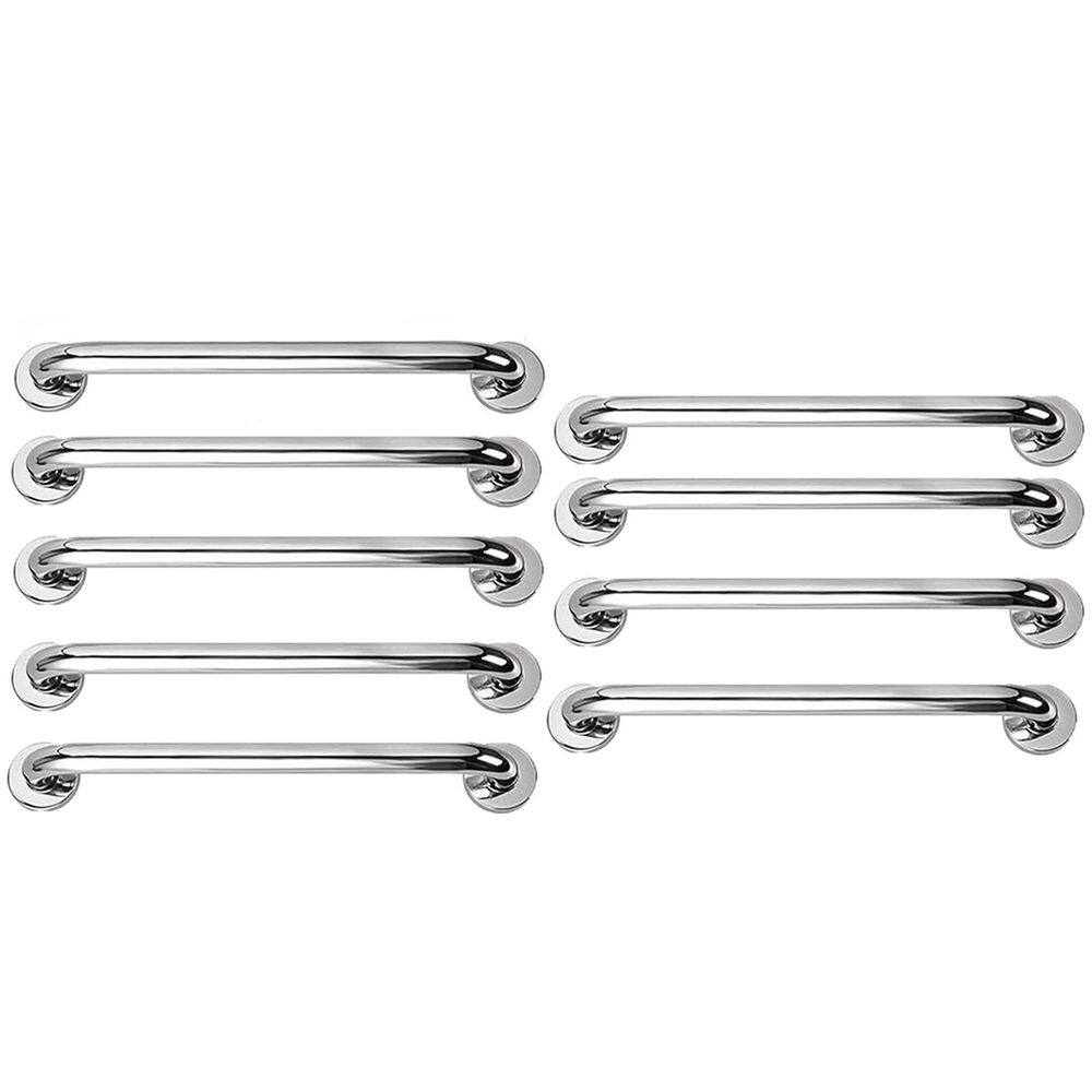 Barra Alça Apoio 50cm Kit 9 Uni Acessibilidade Pcd Idoso Gestante Cadeirante