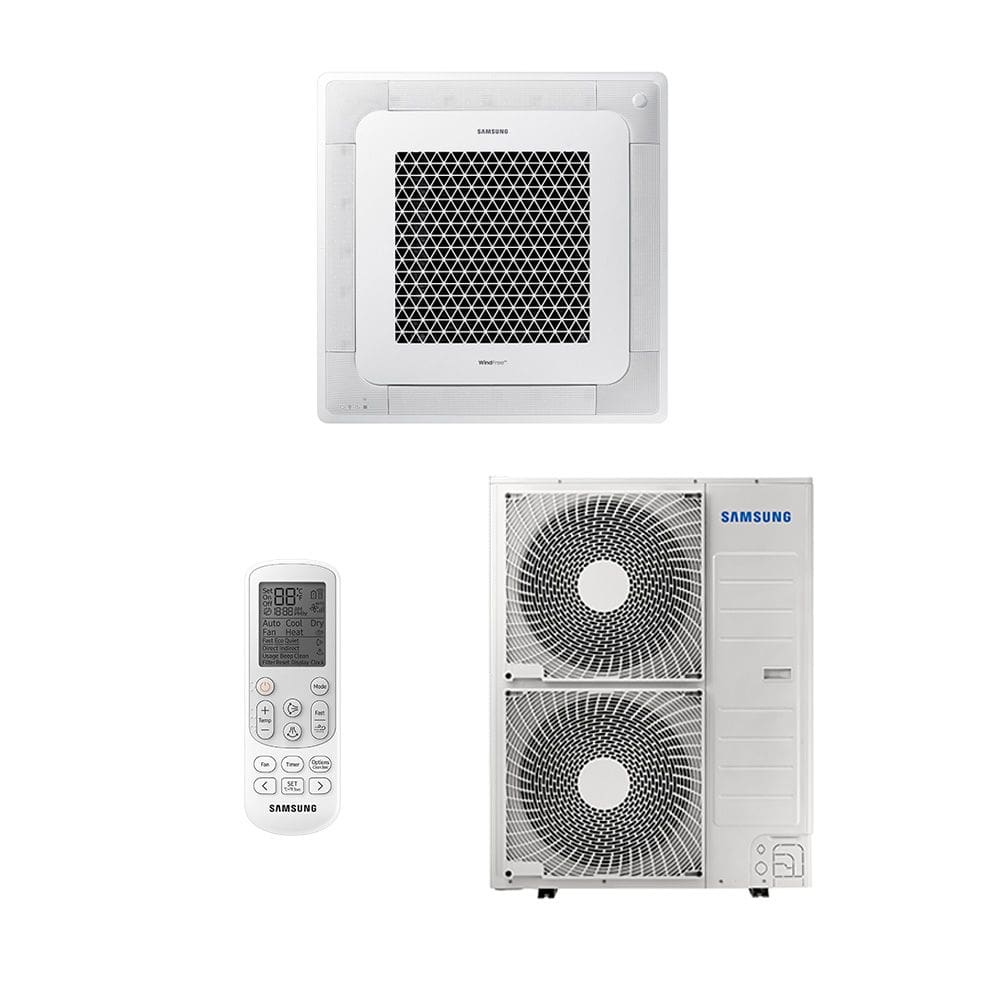 Ar Condicionado Split Cassete 4 Via Inverter R-32 Samsung Windfree 47000 Btus Quente/frio 220V AC048DN4DKG/AZ