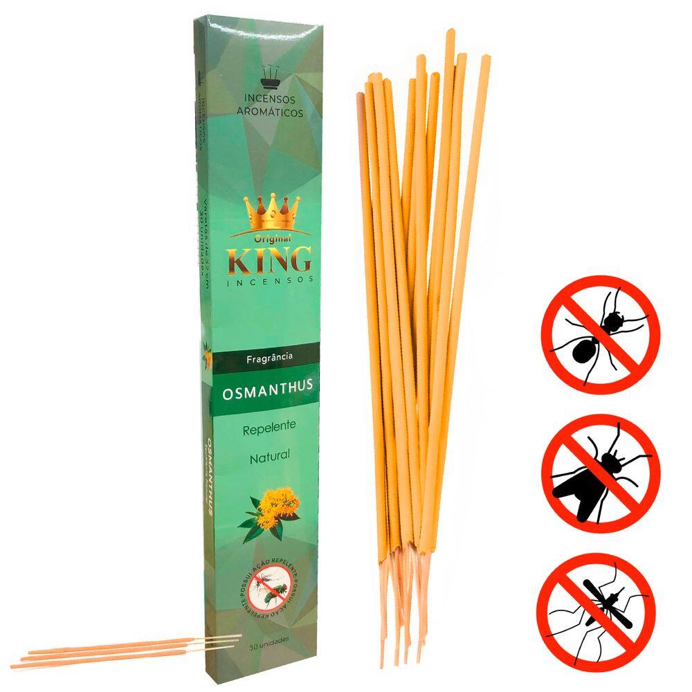 10cx Incenso Repelente Mata Mosquito Pernilongo 300 Varetas