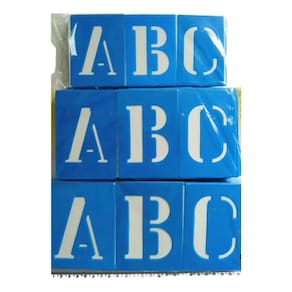 Letras E Numeros Vaz.55Mm 36Pc Budeplast Pt0001 Qtd. 6.00 Pt