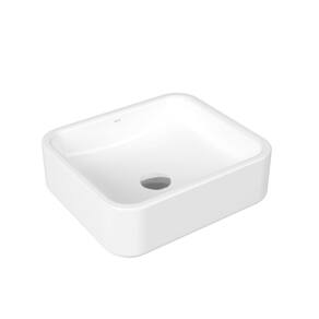 Cuba de Apoio Retangular 400 X 350 X 128 Mm Branco