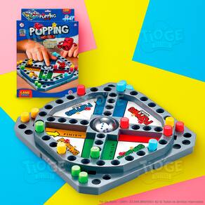 Jogo de Estratégia Popping Movers Tabuleiro Divertido com Dado Pop-Up Brinquedo Divertido para Crianças e Toda a Família
