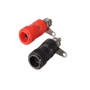 Kit 5 Pares Borne RCA 11x33mm p/ Caixa Acústica PR/VM