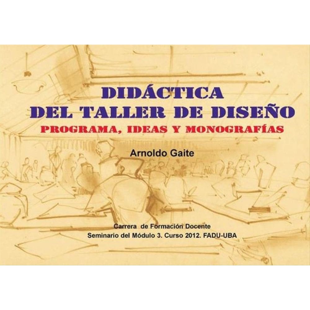 Didáctica del taller de diseño - Espanhol