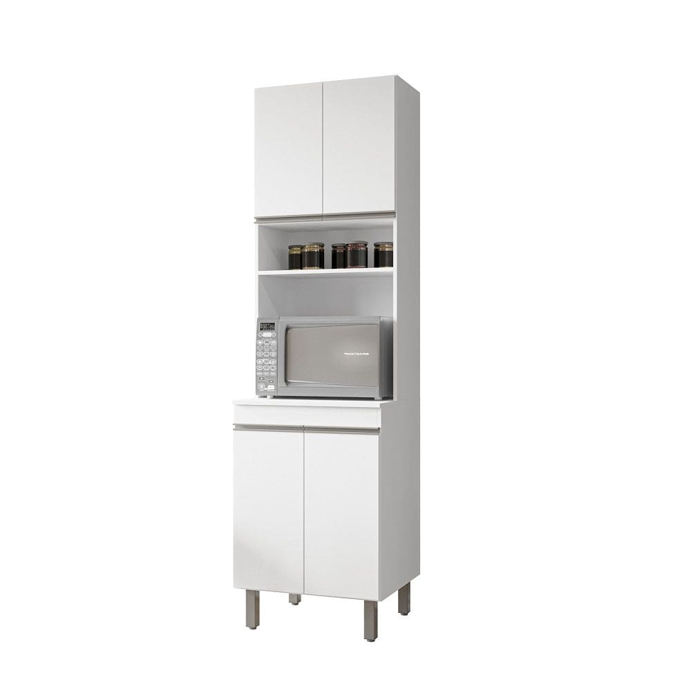 Paneleiro Duplo P/ Cozinha Fabia 4 Portas Branco - Nathan