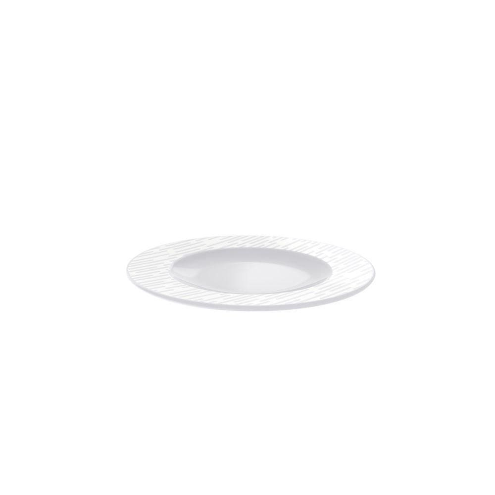 Prato Sobremesa Tramontina Marie Em Porcelana Decorada 21 Cm