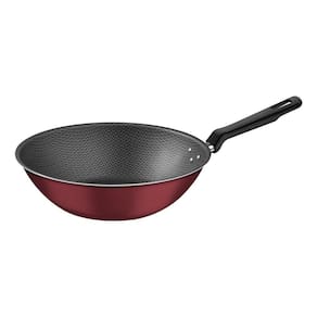 Wok Tramontina Loreto com Revestimento Interno E Externo Antiaderente Starflon Max Vermelho 28 3,6 L