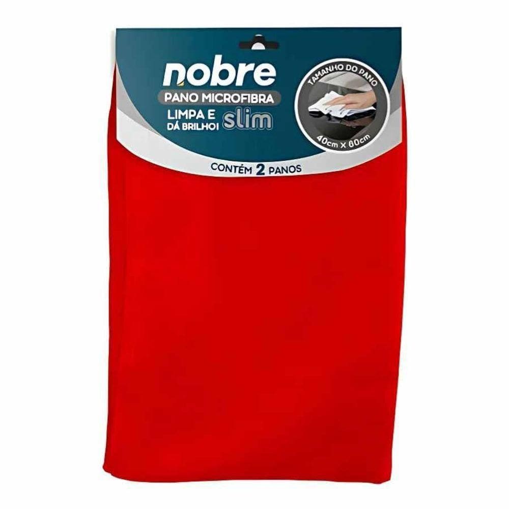 Pano Microfibra 40 X 60 Vermelho Nobre