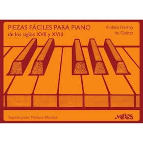 BA13206 - Piezas fáciles para piano de los siglos XVII y XVIII - Espanhol