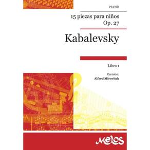 BA12460 - 15 piezas para niños Op. 27 - Libro 1 - Espanhol