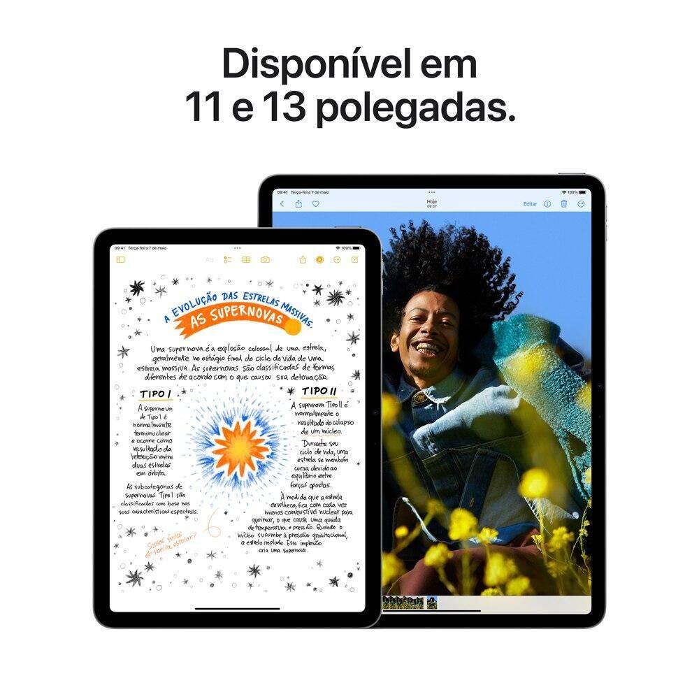 iPad Air de 13 polegadas Wi-Fi 256GB | Casas Bahia
