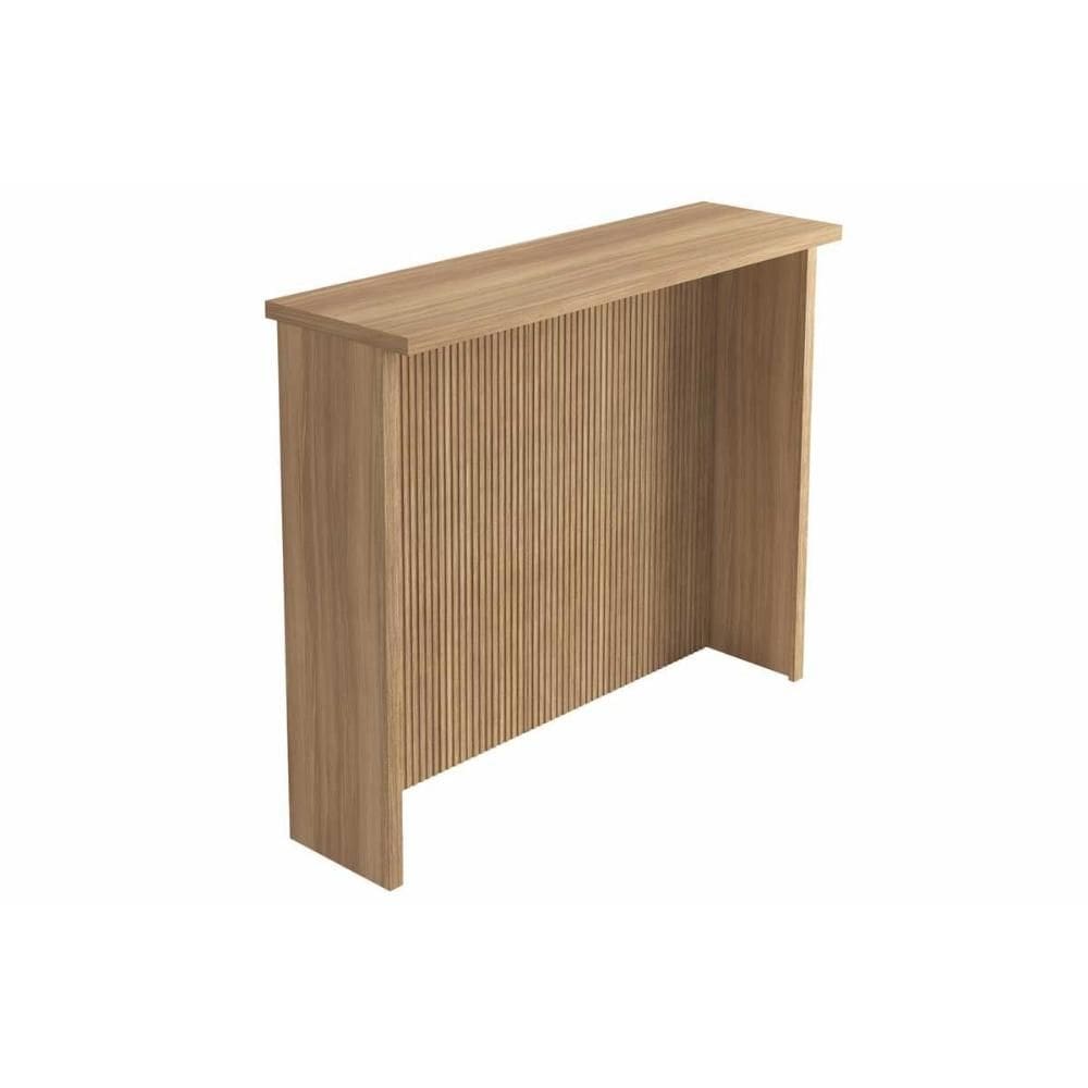 Bancada Ilha Cozinha Gourmet Canelado 120cm Nature - Nesher