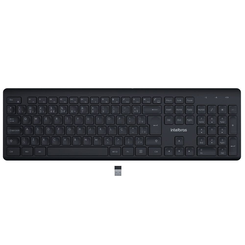 Teclado Intelbras TSI50  Sem Fio Preto
