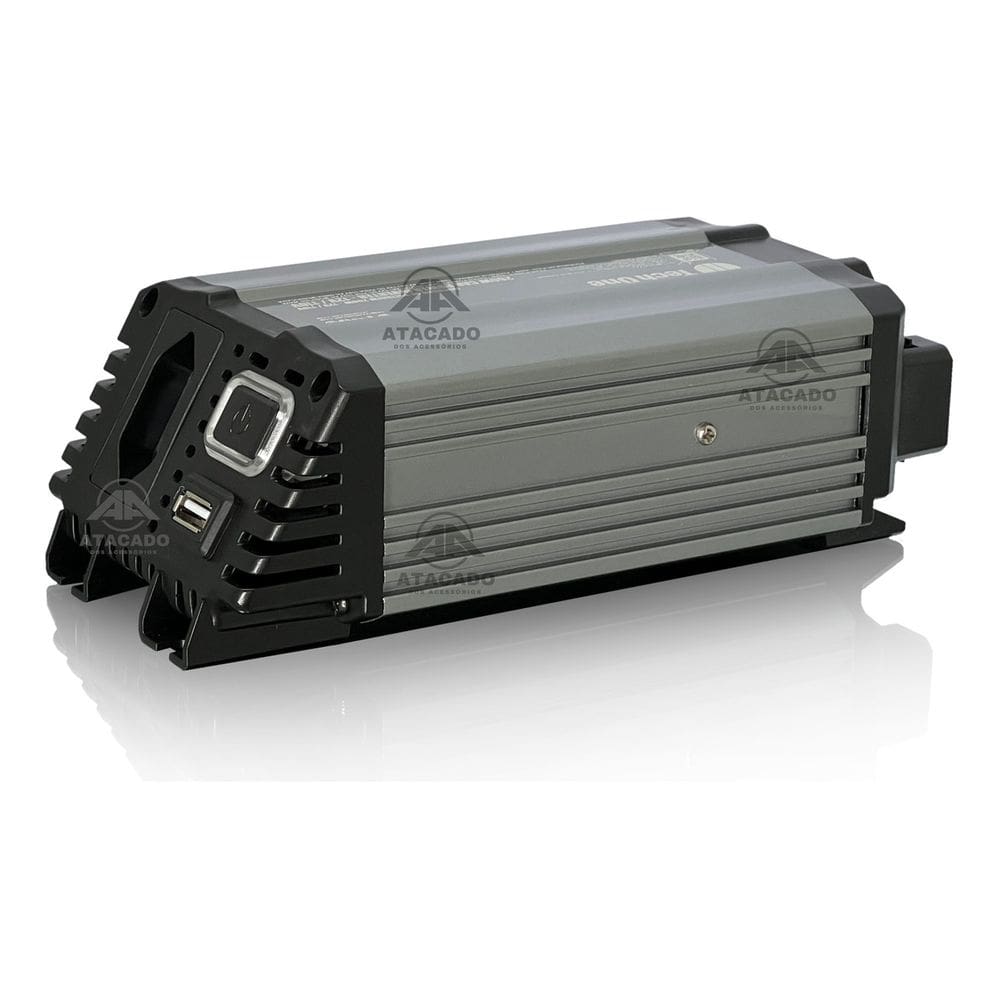 Inversor De Tensão 1000W 12v P/ 110v Conversor de energia Entrada Usb Tech One