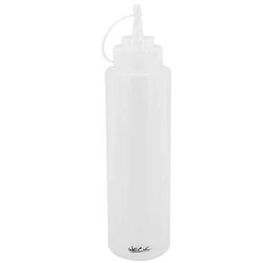 Kit 12 Bisnagas Graduadas Flexíveis 800ml Mixologista Caldas Drinks Transparente
