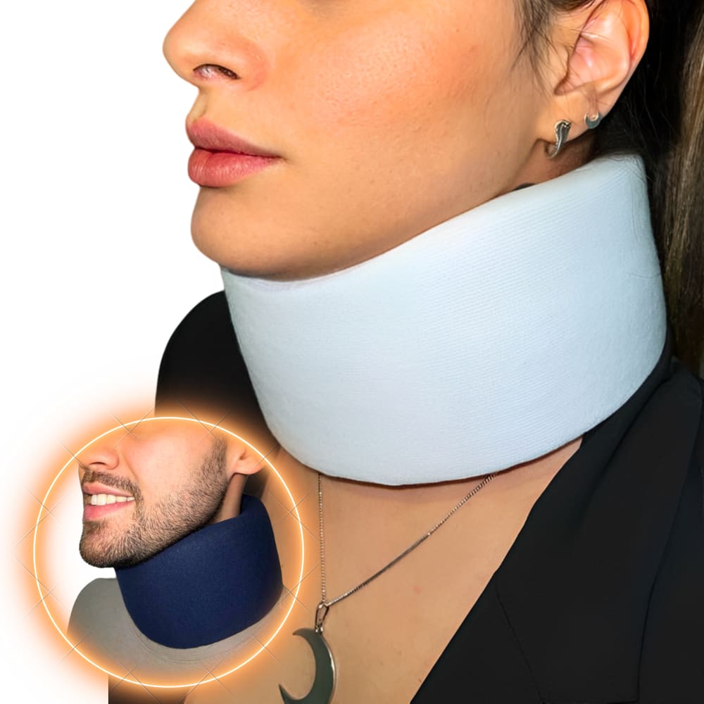 Colar Cervical de Espuma Para Dormir Torcicolo Alívio de Dores Imobilizador Ortopédico Hospital