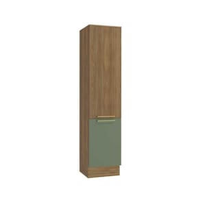 Paneleiro de Cozinha Botanic M619 c/ 2 Portas 50cm Nogueira/Verde - Kappesberg