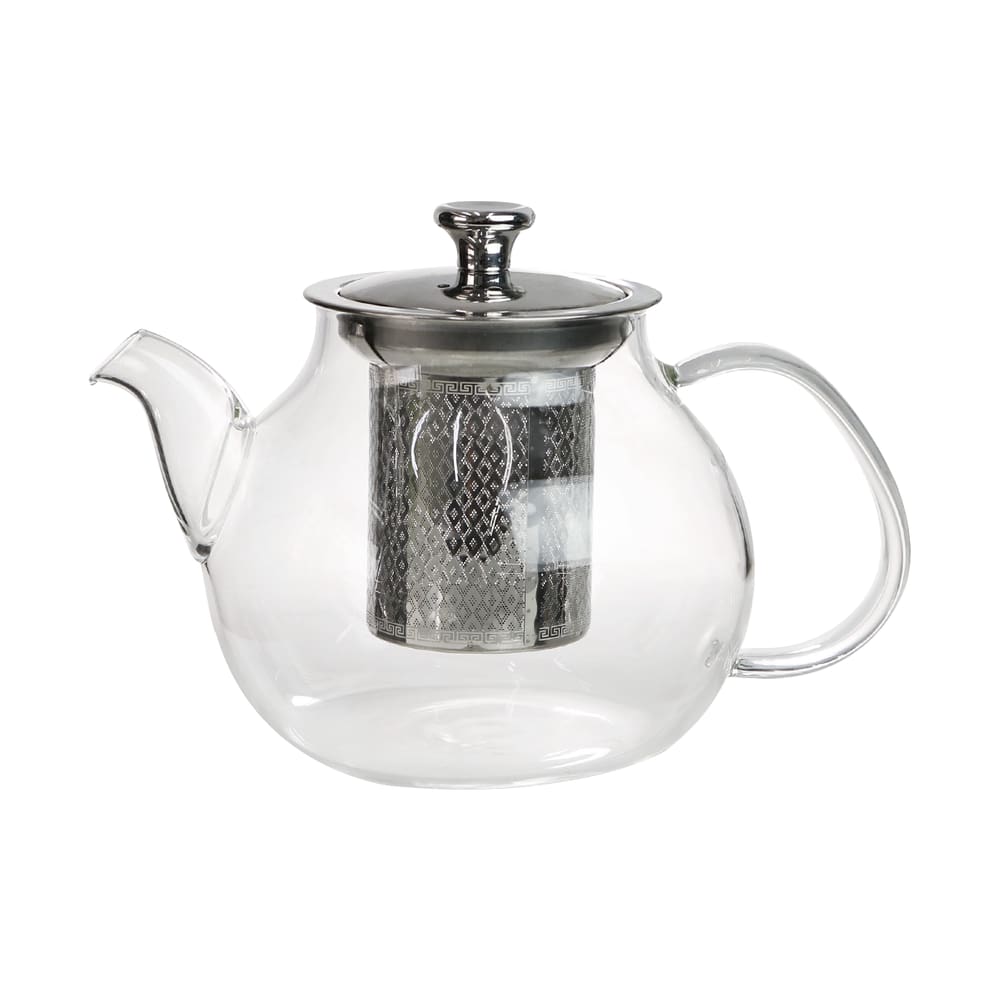 Chaleira Em Vidro Com Infusor E Tampa 900ml