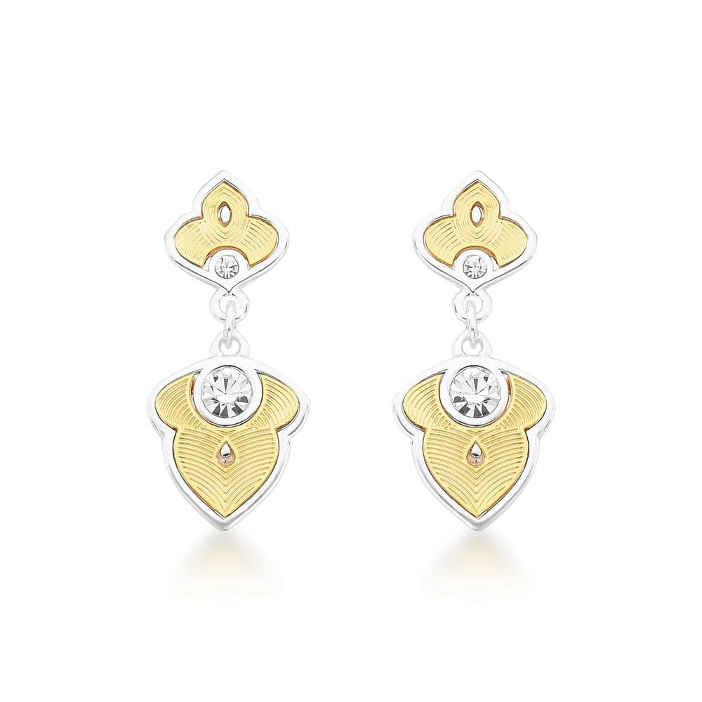 Brincos Castanha Revestidos em Ouro e Prata